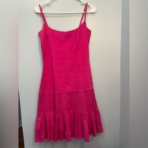 Elie Tahari Fuchsia Sleeveless Dress